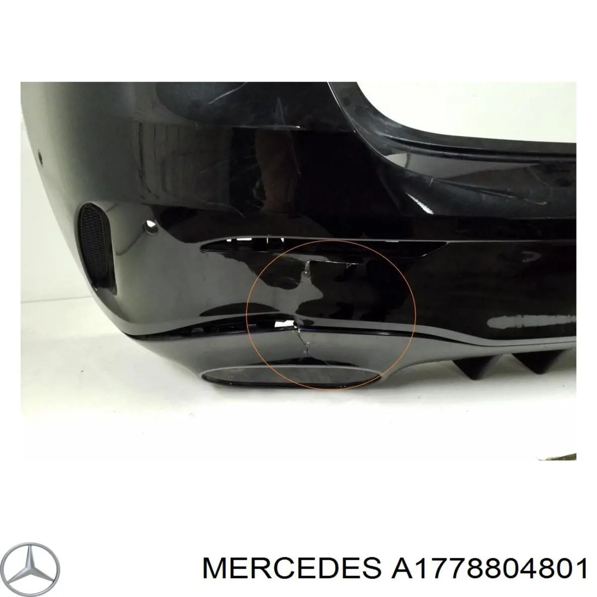Купити A1778804801 Mercedes Задній бампер