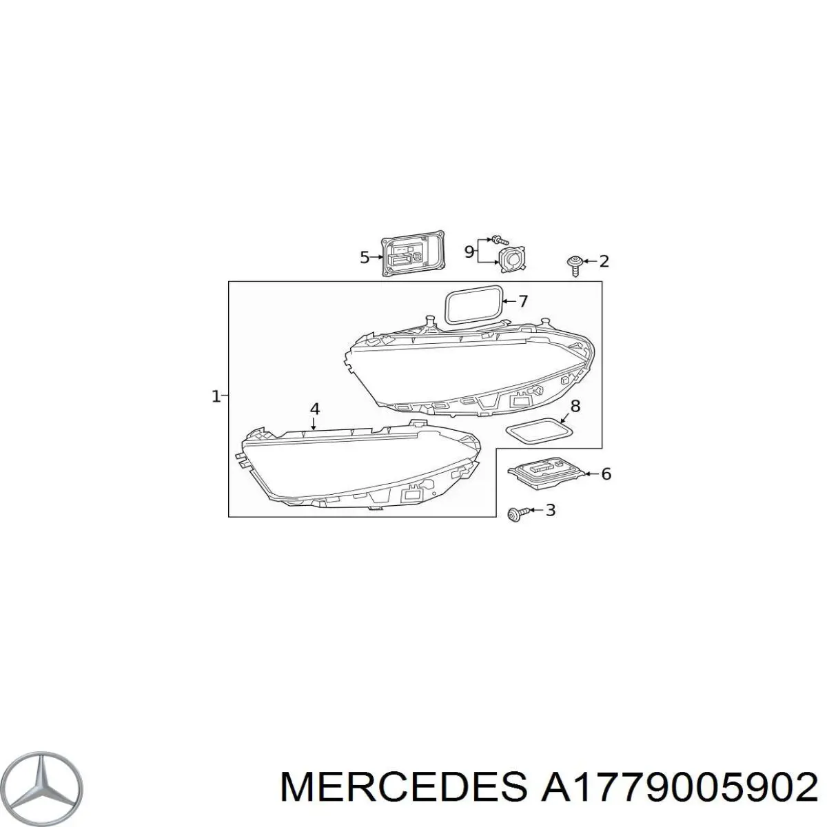 Купити A1779005902 Mercedes 