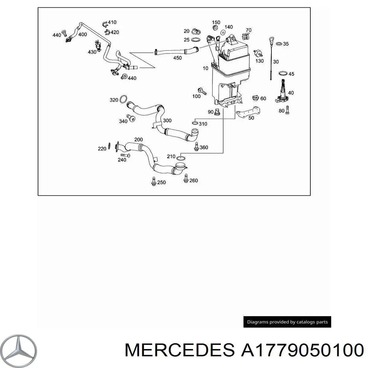  Mercedes A1779050100 ціна, від 126.16 USD