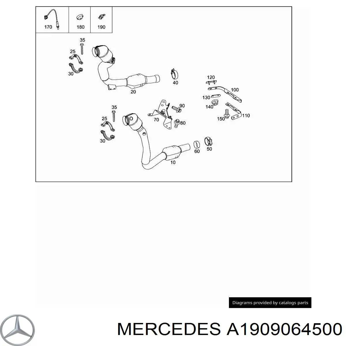 Купити A1909064500 Mercedes 