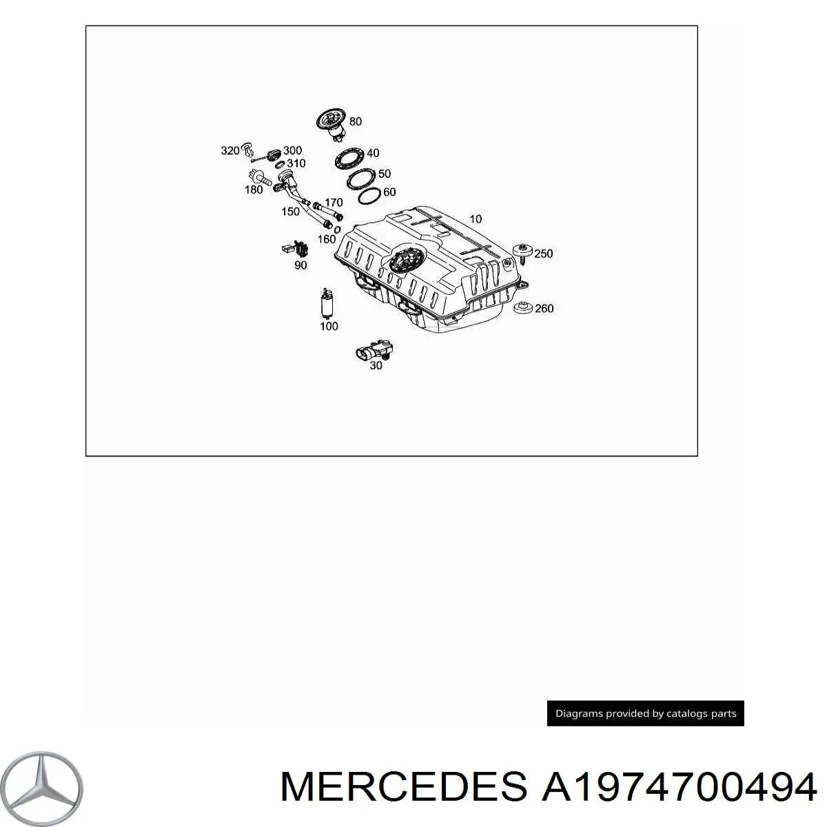  Паливний насос електричний, занурювальний Mercedes G 