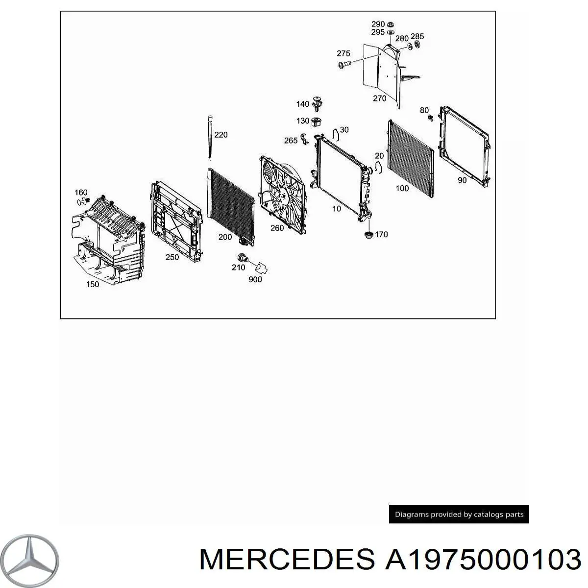  Mercedes A1975000103 ціна, від 503.99 USD