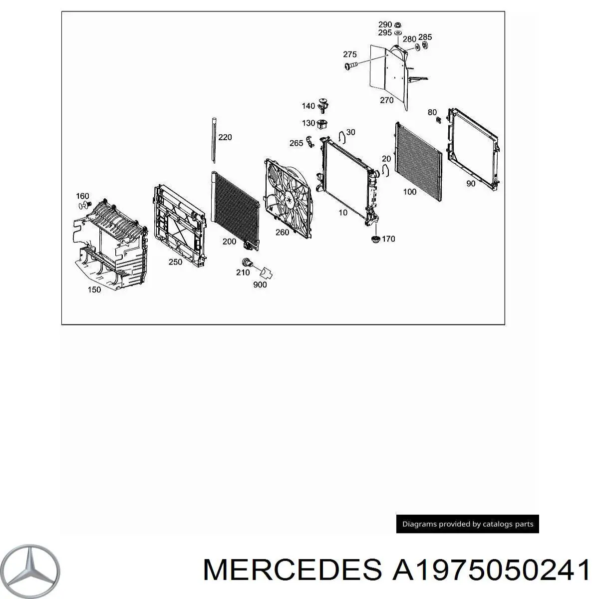  Mercedes A1975050241 ціна, від 177.70 USD
