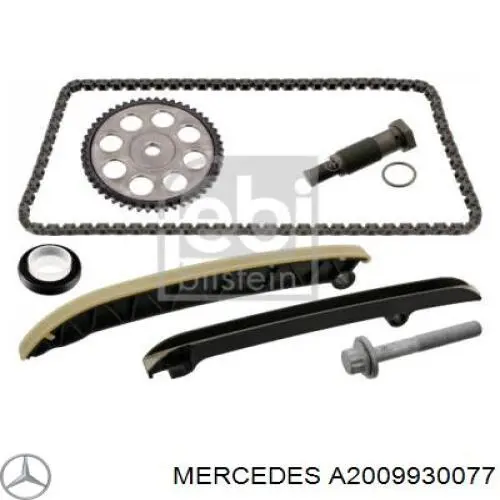 A2009930077 Mercedes ланцюг грм, комплект, верхня