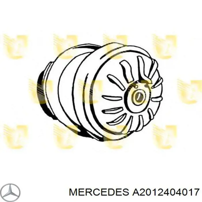 Подушка (опора) двигуна лів./прав. Mercedes A2012404017 ціна, від 35.60 USD