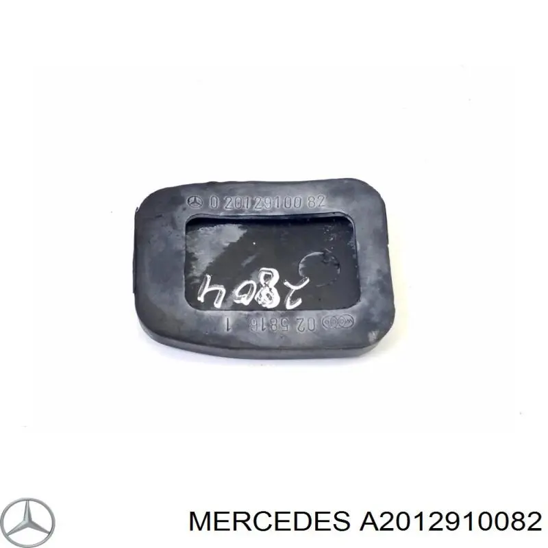 A2012910082 Mercedes накладка педалі зчеплення