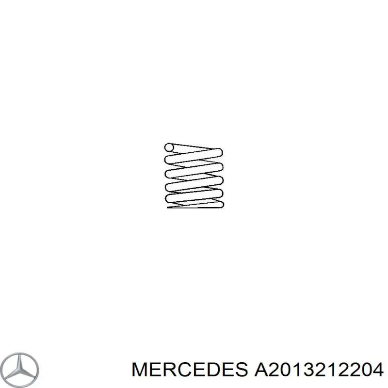A2013212204 Mercedes пружина передня
