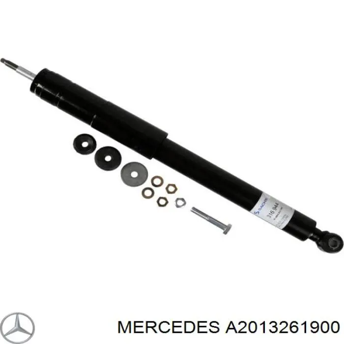 A2013261900 Mercedes амортизатор задній