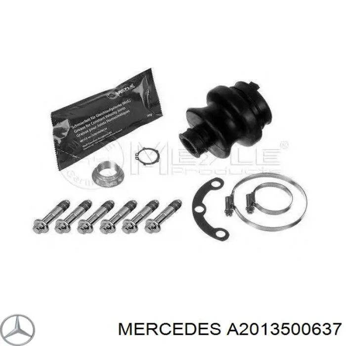 Пильник гранати внутрішній, передній півосі Mercedes A2013500637 ціна, від 10.84 USD