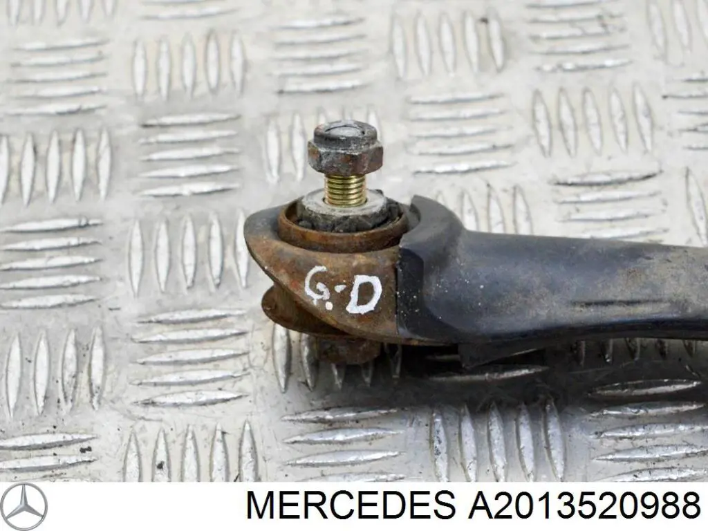Купити A2013520988 Mercedes Захист заднього нижнього важеля