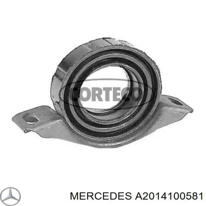 Підвісний підшипник карданного валу Mercedes A2014100581 ціна, від 16.54 USD