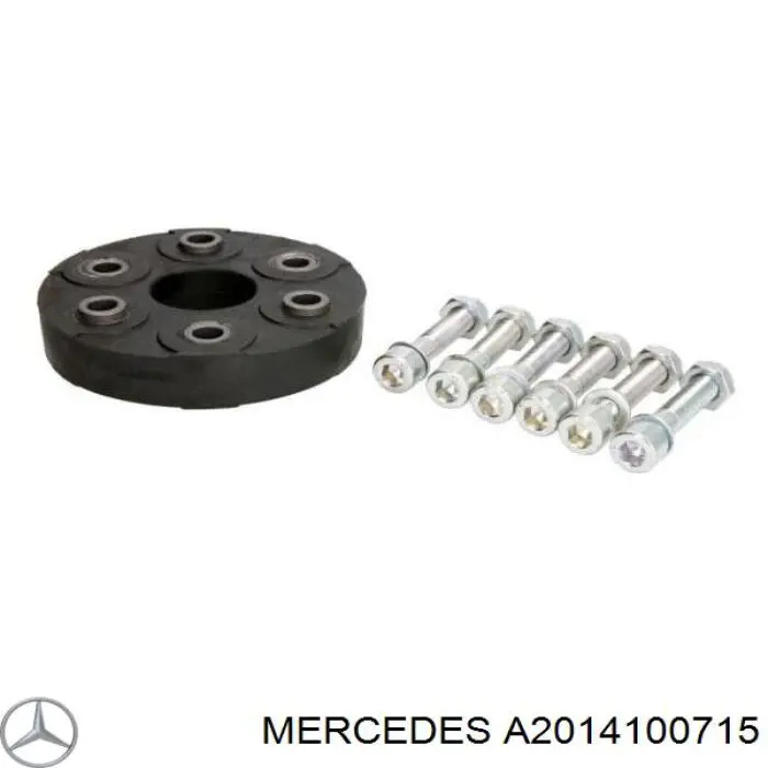 A2014100715 Mercedes Муфта кардана еластична, задня