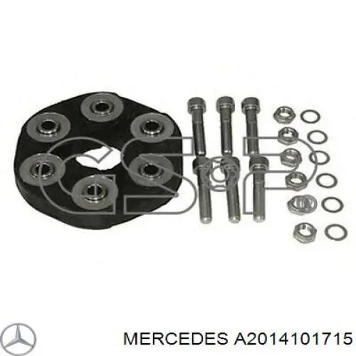 Муфта кардана еластична, перед./зад. A2014101715 Mercedes