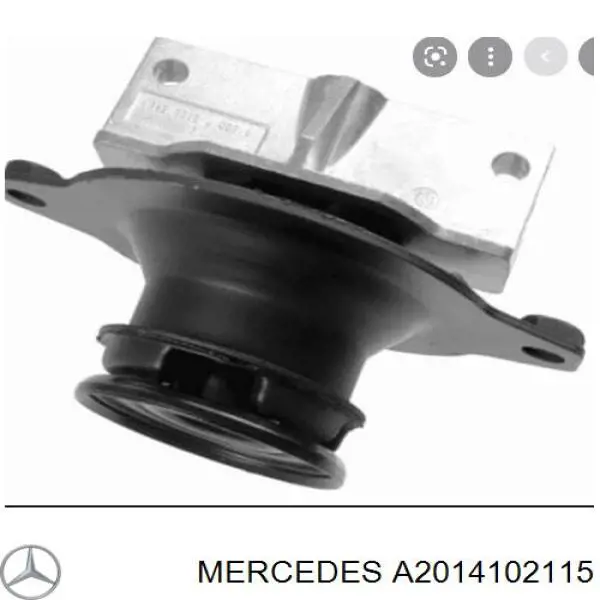 A2014102115 Mercedes Гумова пружна муфта кардана передня