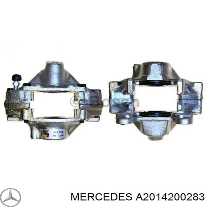 A2014200283 Mercedes супорт гальмівний задній лівий