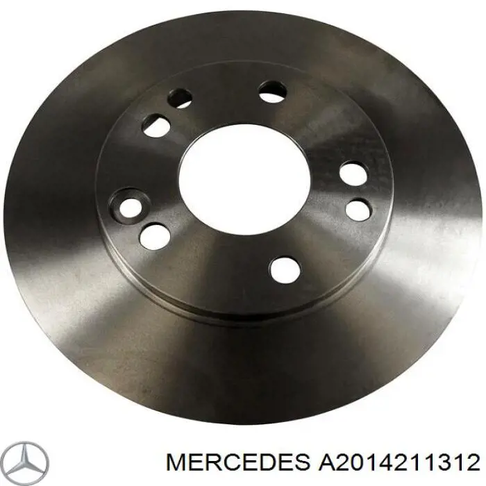 Диск переднього гальма Mercedes A2014211312 ціна, від 31.67 USD