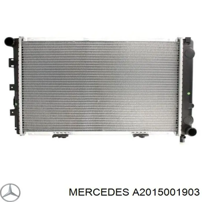 A2015001903 Mercedes Радіатор охолодження двигуна