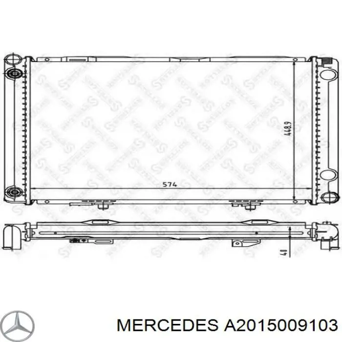 Радіатор основний Polcar 500008 ціна, від 110.35 USD