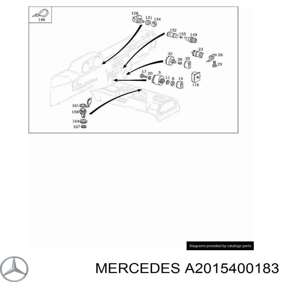 A2015400183 Mercedes 