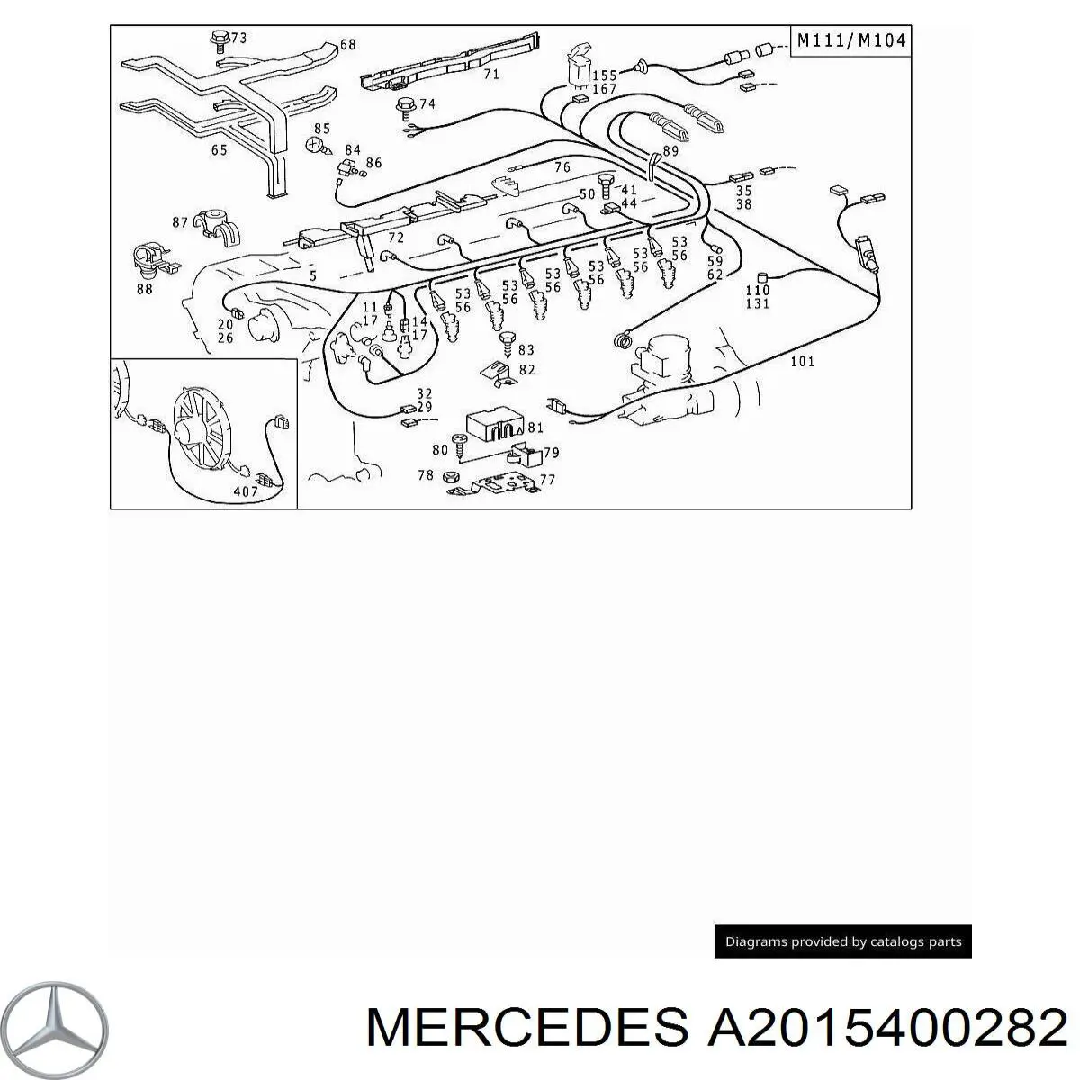 A2015400282 Mercedes 