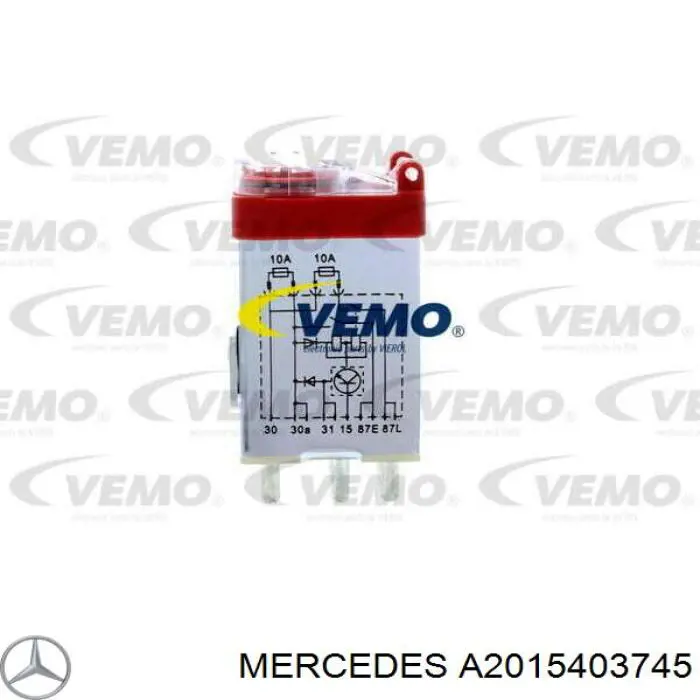 Реле високого струму Mercedes A2015403745 ціна, від 22.80 USD