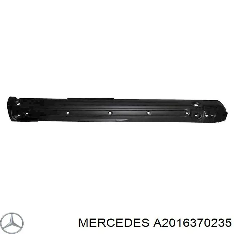 Поріг зовнішній правий Mercedes A2016370235 ціна, від 70.33 USD