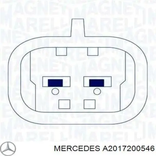 Склопідйомник з електродвигуном Mercedes A2017200546 ціна, від 38.17 USD