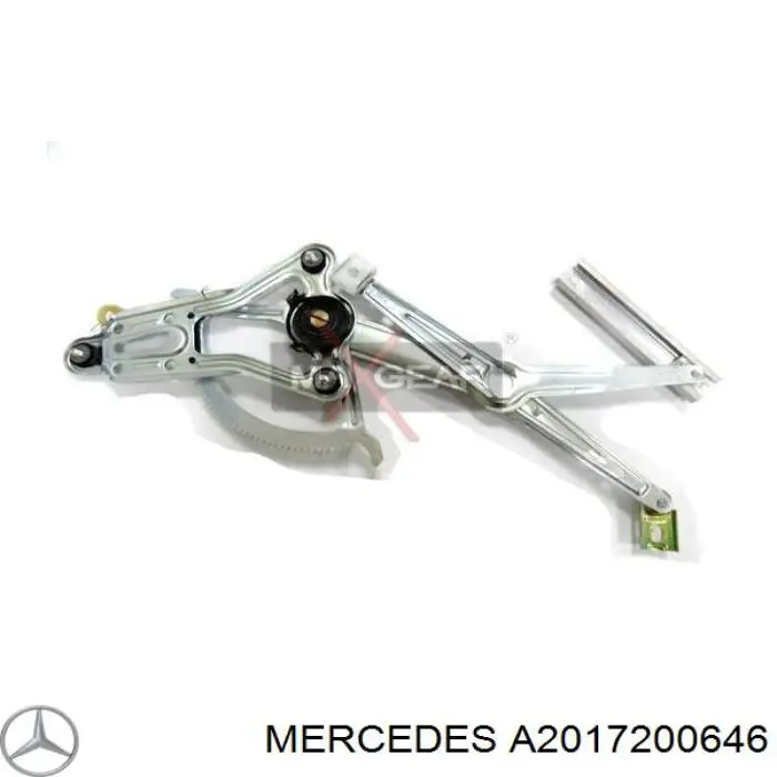 A2017200646 Mercedes механізм склопідіймача двері передньої, правої