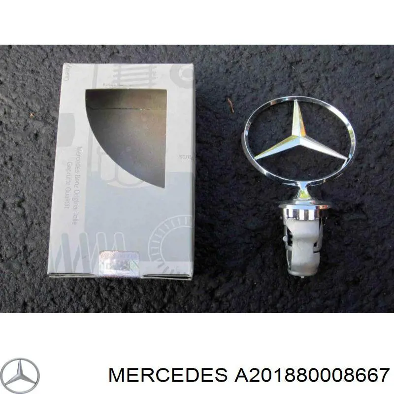 Емблема капота A201880008667 Mercedes