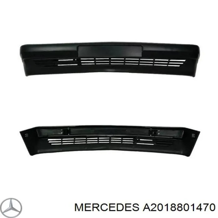 A2018801470 Mercedes бампер передній