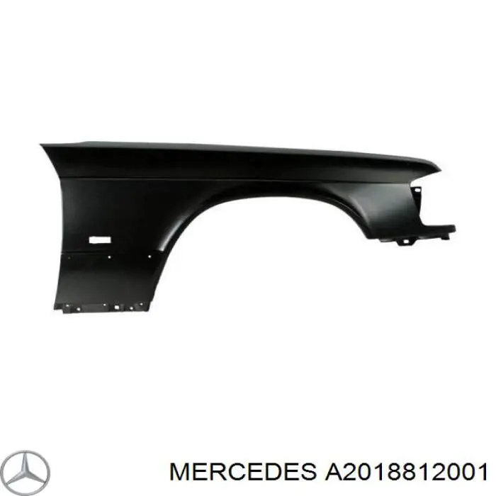 Крило переднє праве Mercedes A2018812001 ціна, від 80.71 USD