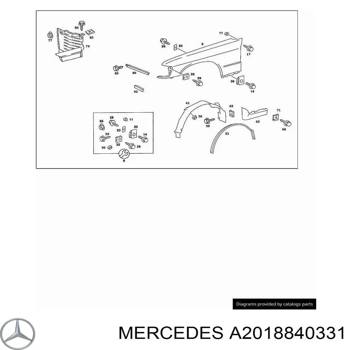 A2018840331 Mercedes 