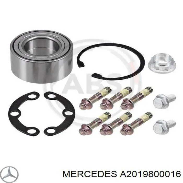 Підшипник задньої ступиці A2019800016 Mercedes