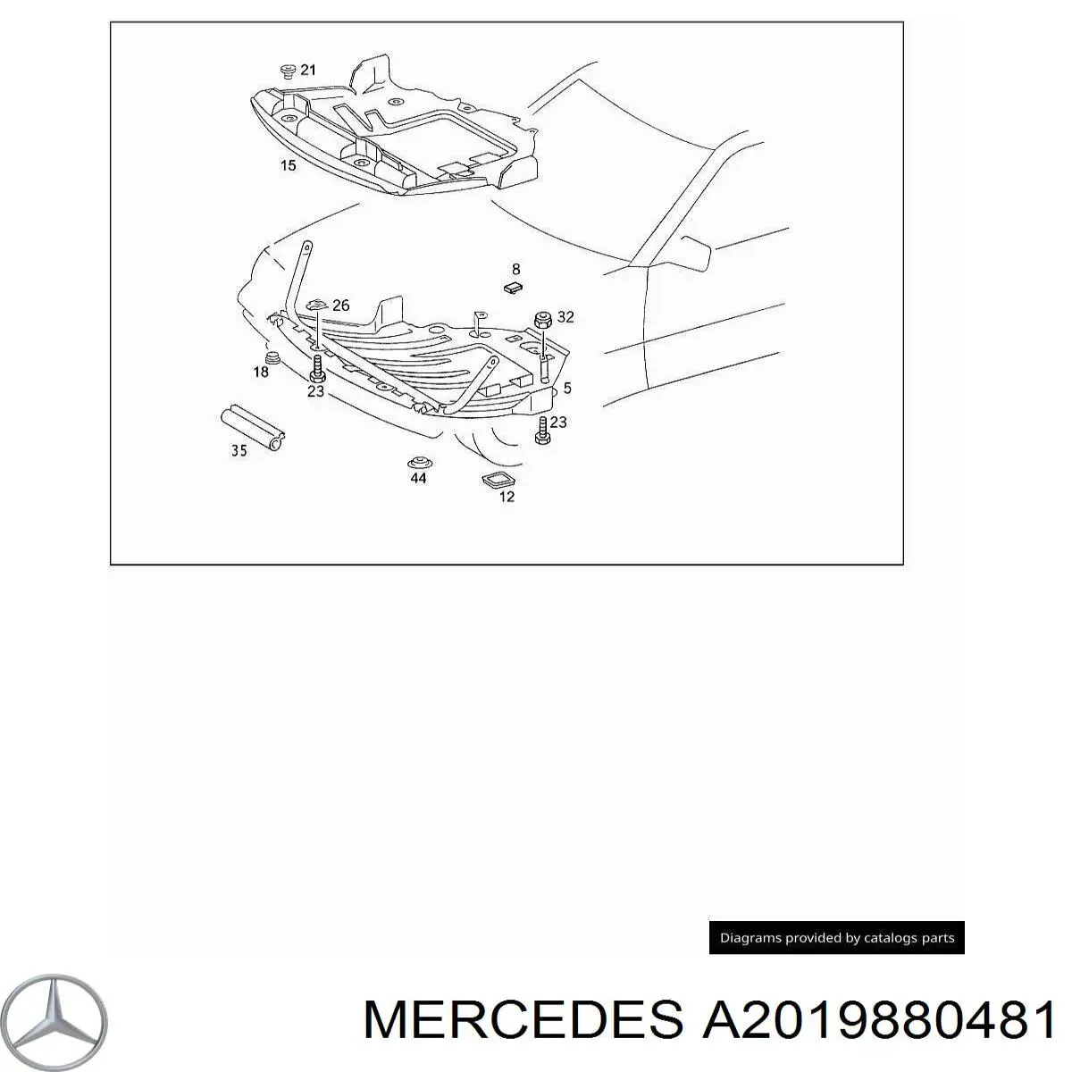 Купити A2019880481 Mercedes 