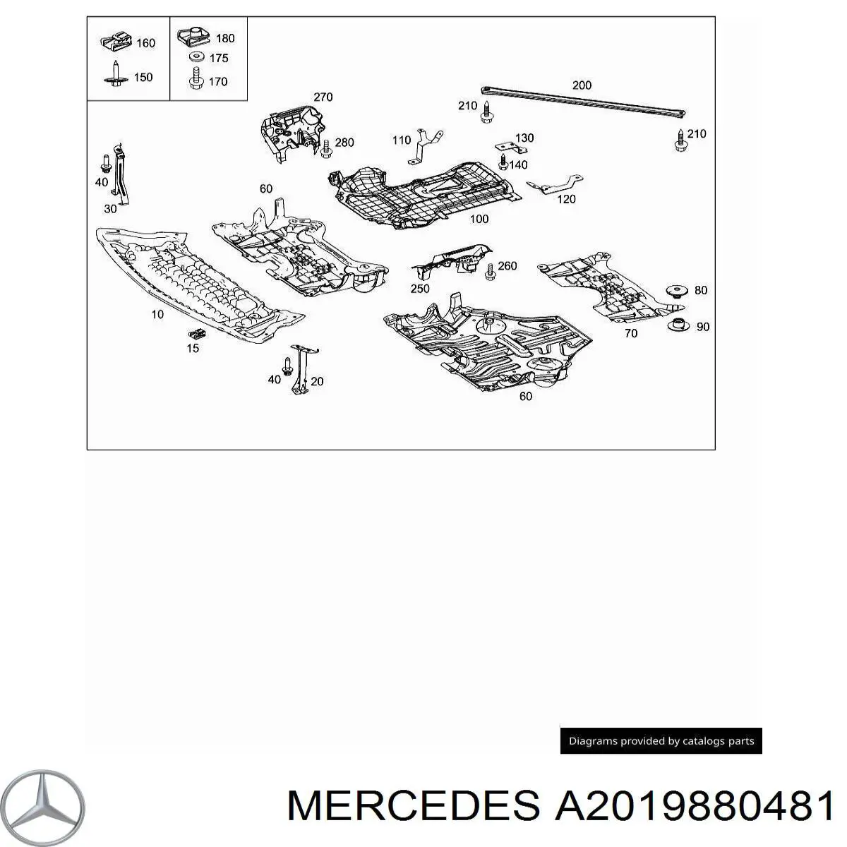  Mercedes A2019880481 ціна, від 0.31 USD