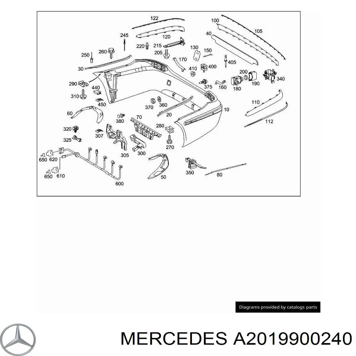  Mercedes A2019900240 ціна, від 2.18 USD