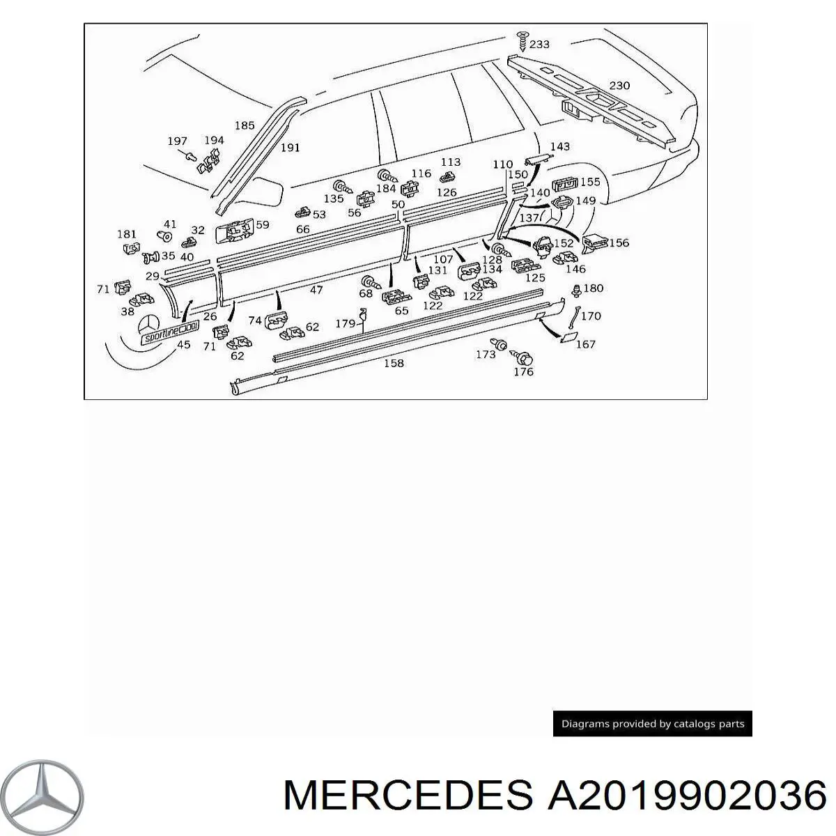A2019902036 Mercedes 