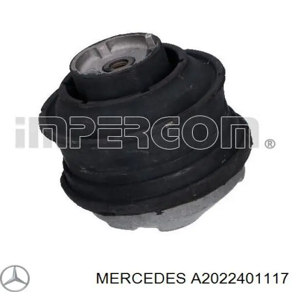 Права подушка двигуна Mercedes A2022401117 ціна, від 42.52 USD