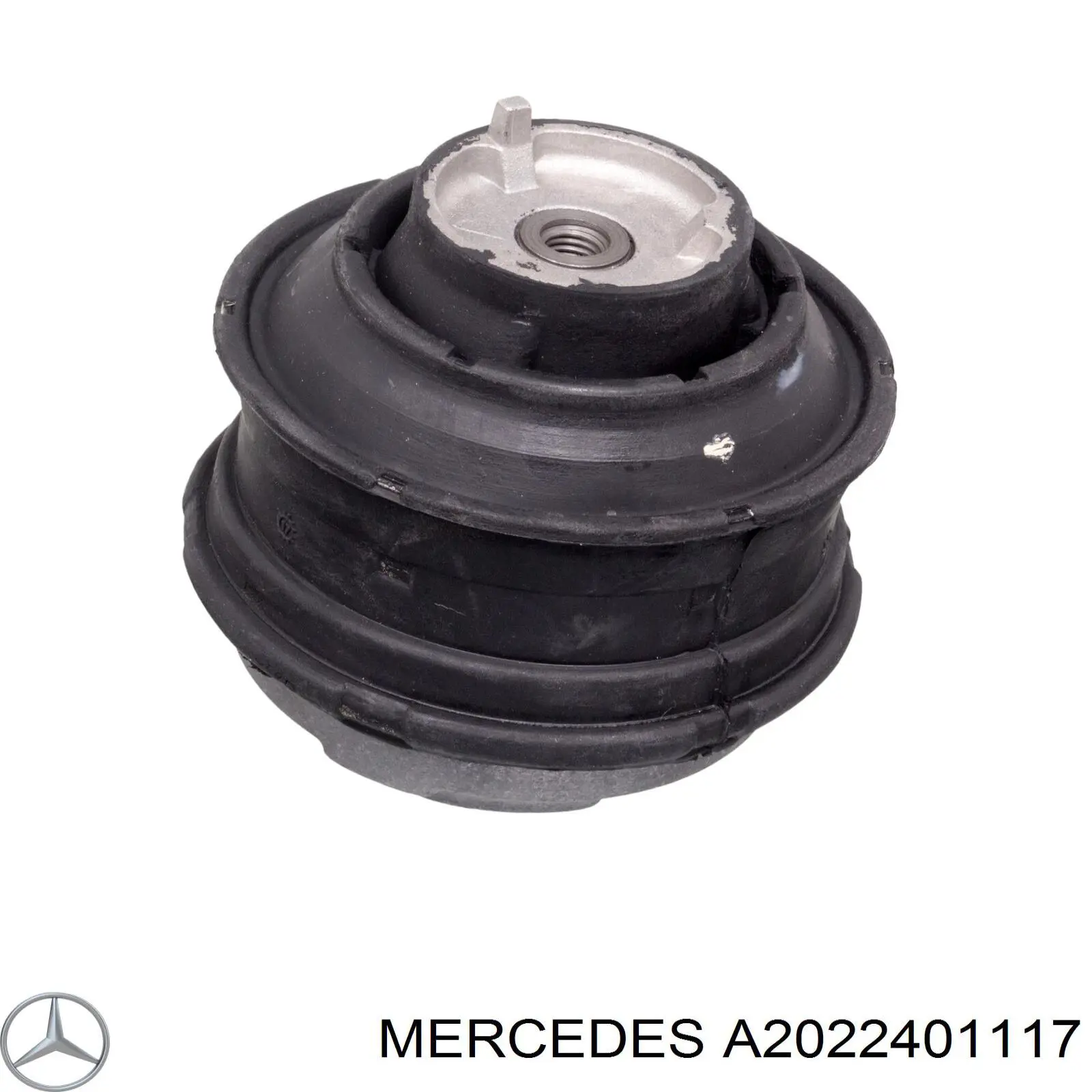 Подушка (опора) двигуна, права A2022401117 Mercedes