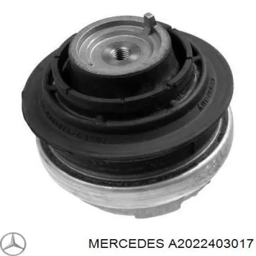 A2022403017 Mercedes подушка (опора двигуна, права)