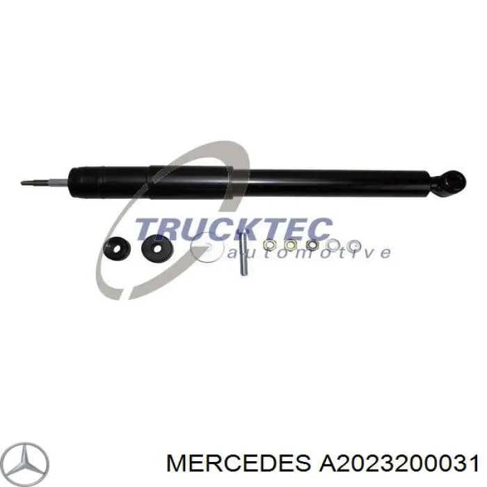 Купити A2023200031 Mercedes Стійка амортизатора задня