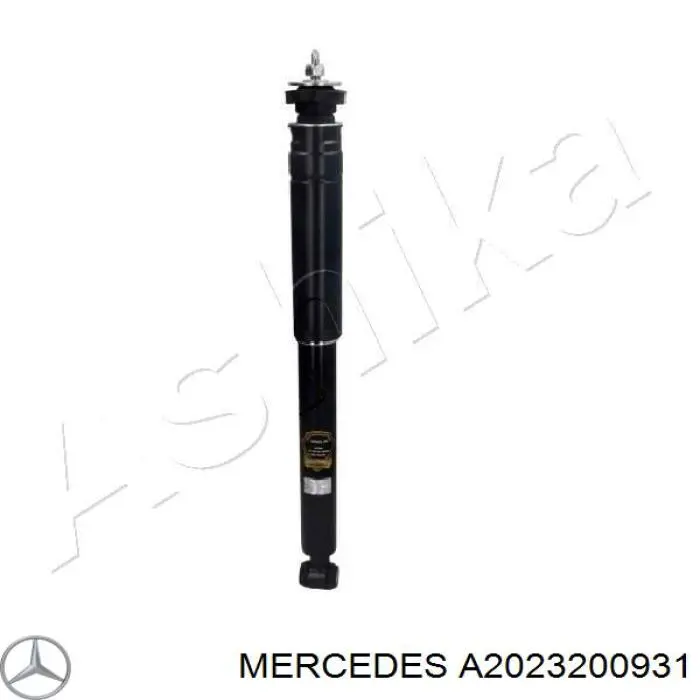 Купити A2023200931 Mercedes Стійка амортизатора задня