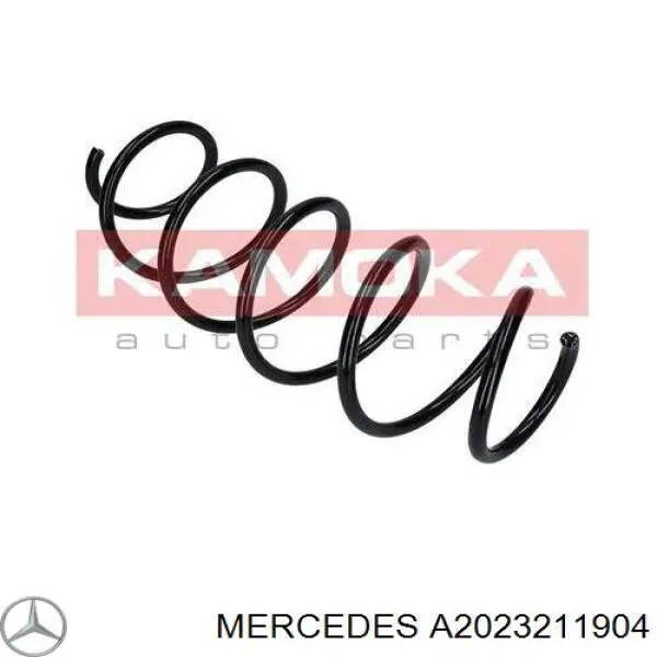 Пружина передня Mercedes A2023211904 ціна, від 36.13 USD