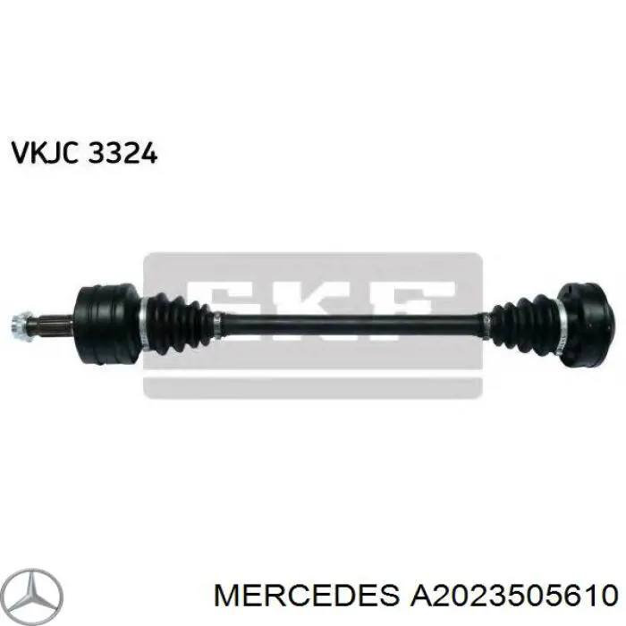 Приводи задніх коліс Mercedes A2023505610 ціна, від 78.56 USD