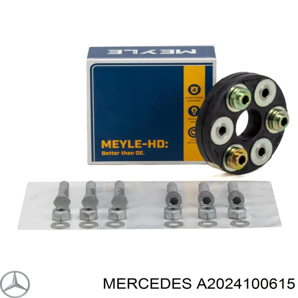 A2024100615 Mercedes муфта кардана еластична, передня