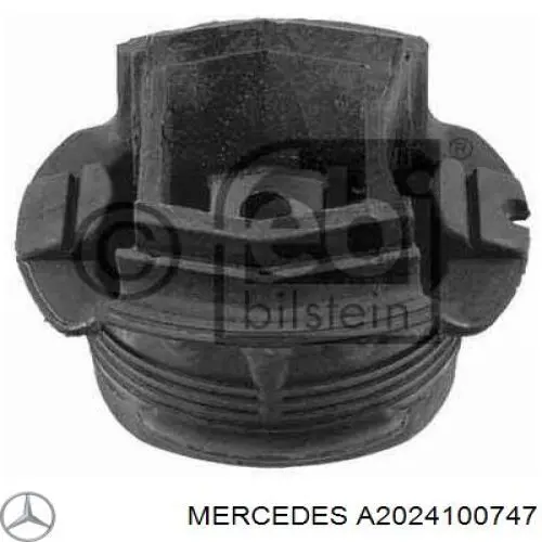 A2024100747 Mercedes Гумова пружна муфта кардана передня