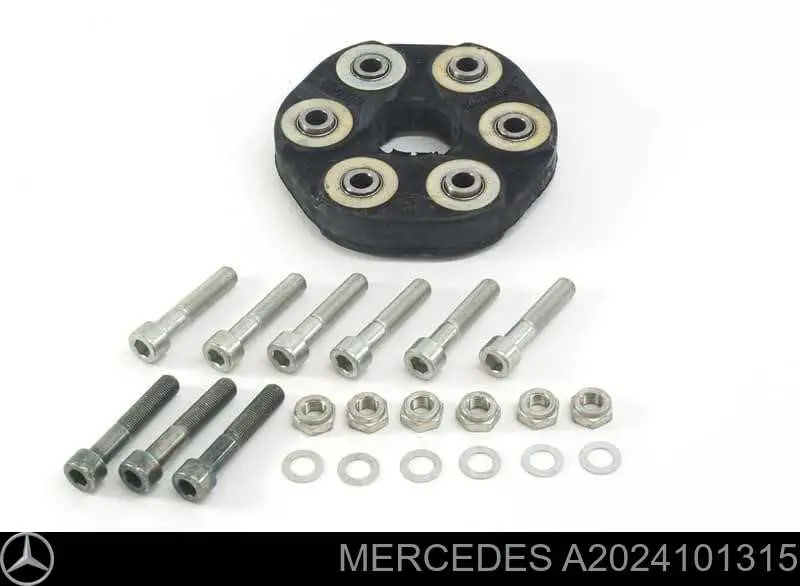 Купити A2024101315 Mercedes Муфта кардана еластична, перед./зад.