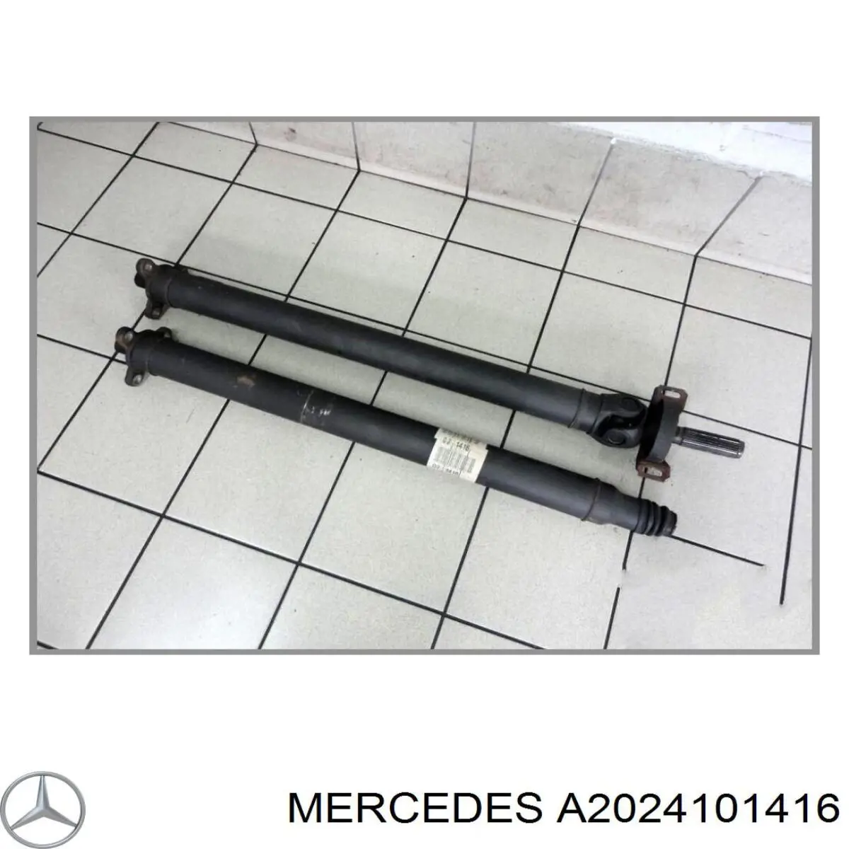 A2024101416 Mercedes Вал карданний основний заднього моста