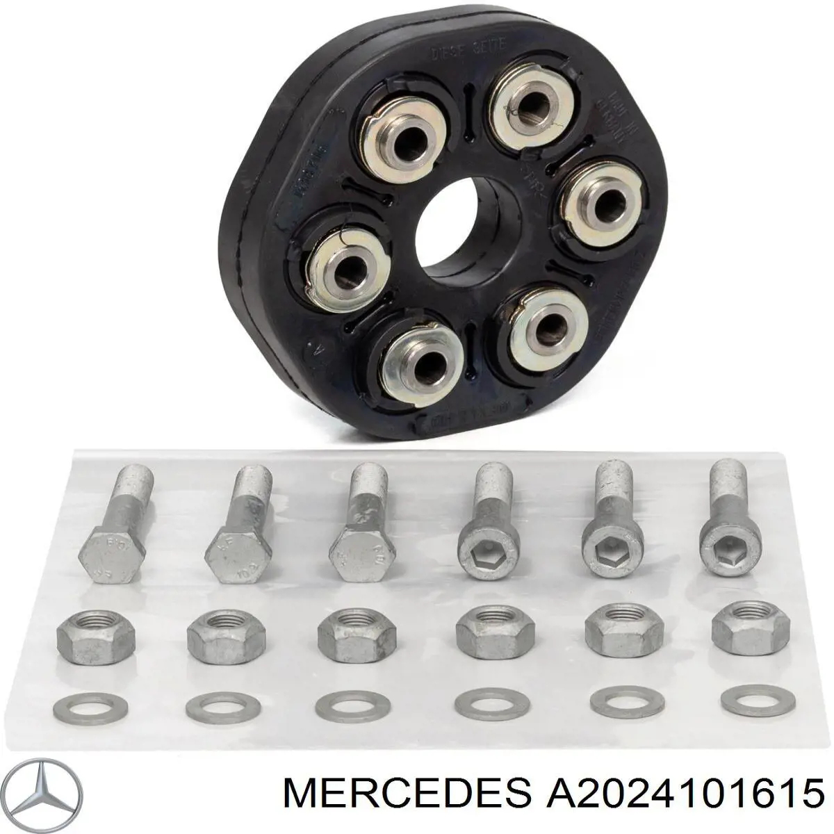A2024101615 Mercedes муфта кардана еластична