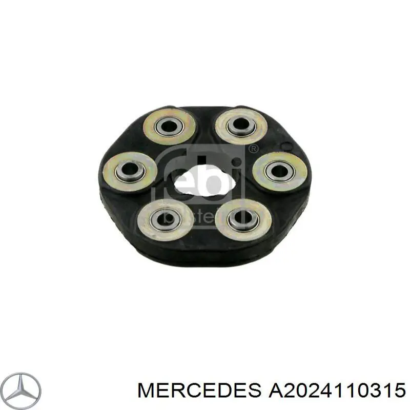 A2024110315 Mercedes муфта кардана еластична